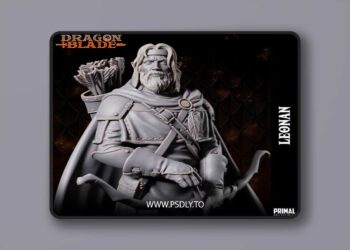 Half Elf Leonan – 3D Print