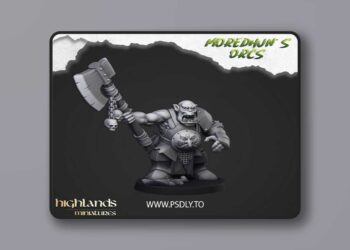 Highlands Miniatures – Borgok Skullcrusher – 3D Print Model
