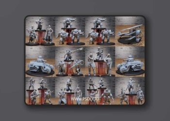 Invictus miniatures – Genesis Wars – 3D Print Model STL