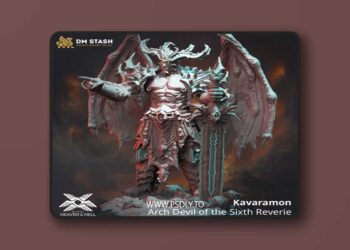 Kavaramon – Arch Devil of the Sixth Reverie – 3D Print Model