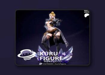 Kuru Figure – Marvel – Emma Frost – 3D Print