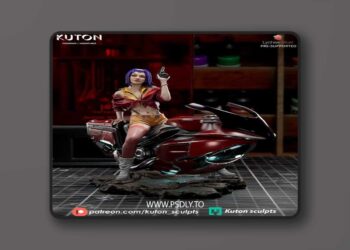 Kuton Figurines – Faye Valentine – 3D Print Model STL