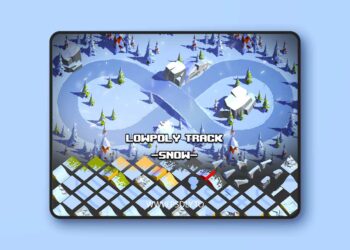 LowPoly Track - Snow v1.0