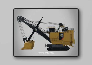 Mining Crane 3D Model