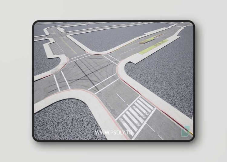 Modular Roads Pack (4.27 and 5.0 – 5.6) for Unreal Engine 1 Modular Roads Pack (4.27 and 5.0 – 5.6)