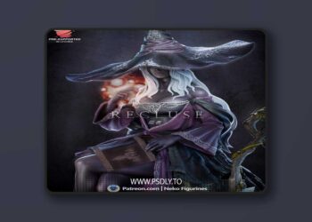 Neko Figurines – Recluse – Elden Ring Nightreign – 3D Print