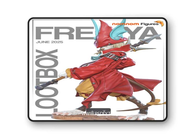 Nomnom Figures – Freya Crescent – Final Fantasy IX – 3D Print 1 Nomnom Figures – Freya Crescent – Final Fantasy IX – 3D Print