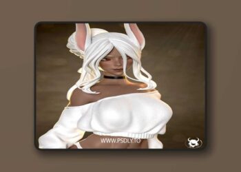 Nympha – My Hero Academy – Mirko – 3D Print Model STL