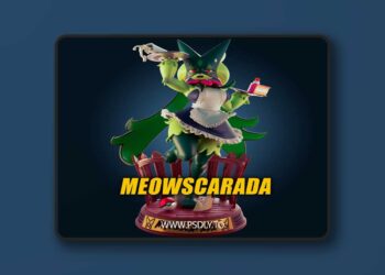 Officer Rhu – Pokemon – Meowscarada Maid – 3D Print