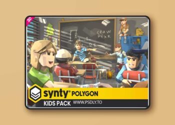 POLYGON Kids - Low Poly 3D Art by Synty v1.0