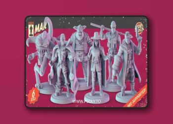 Pop Minis Set March 2025 – 3D Print Model STL