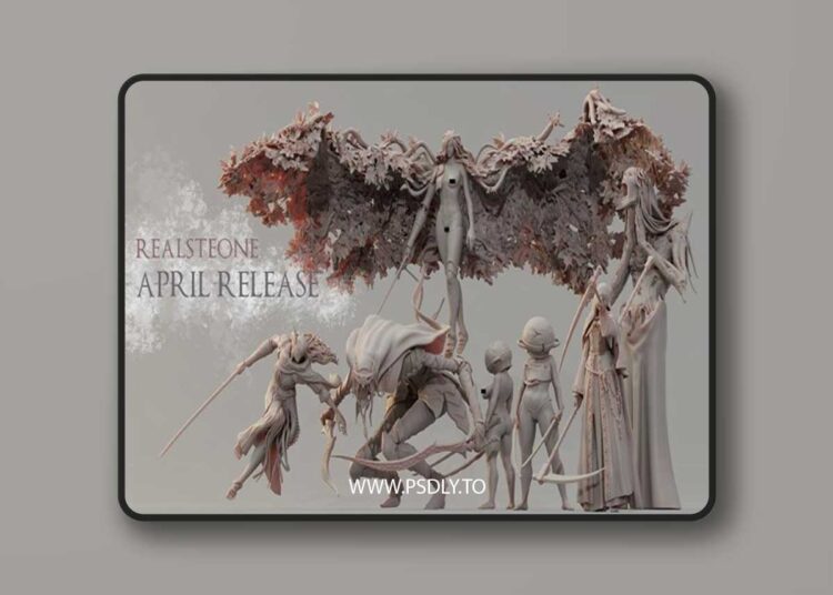 Realsteone Miniatures April 2024 3D Print 1 Realsteone Miniatures April 2024 3D Print