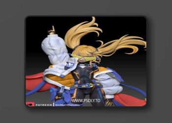 Sin3Dstudio-–-NIKKE-–-Laplace-–-3D-Print-Model-STL