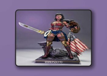 Steampunk Wonder Woman – 3D Print