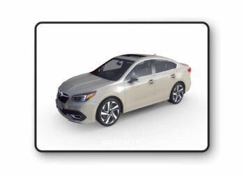 Subaru Legacy 2020 3D Model