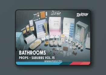 Suburbs VOL.15 - Bathroom (Nanite and Low Poly) (5.4)