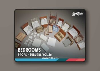 Suburbs VOL.16 - Bedroom (Nanite and Low Poly) (5.4)