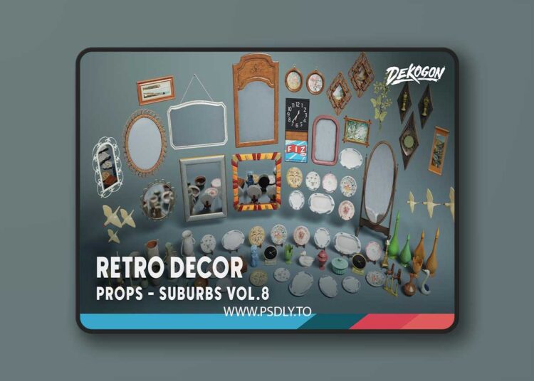 Suburbs VOL.8 - Retro Decor (Nanite and Low Poly) (5.4) 1 Suburbs VOL.8 - Retro Decor (Nanite and Low Poly) (5.4)
