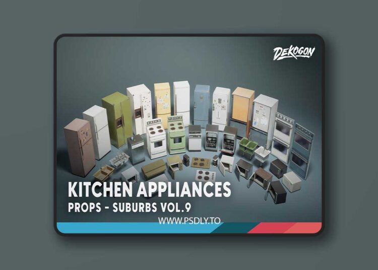 Suburbs VOL.9 - Kitchen Appliances (Nanite and Low Poly) (5.4) 1 Suburbs VOL.9 - Kitchen Appliances (Nanite and Low Poly) (5.4)