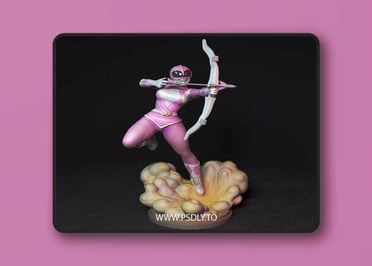 Torrida Minis – Pink Ranger – 3D Print Model 1 Torrida Minis – Pink Ranger – 3D Print Model
