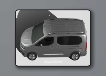 Toyota ProAce City Verso 2020 3D Model