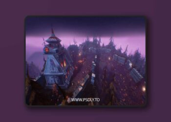 Undead Village 3D Model