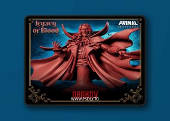 Vampire-Lord-–-Drakov-Dracula-Bust-–-3D-Print