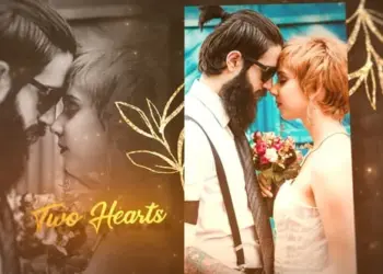 Videohive - Golden Wedding Slideshow - 59040628