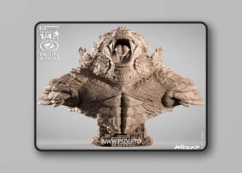 WICKED – Godzilla Portrait Bust – 3D Print Model STL