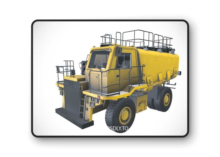 Water Tank Opencast Mines 3D Model 1 Water Tank Opencast Mines 3D Model