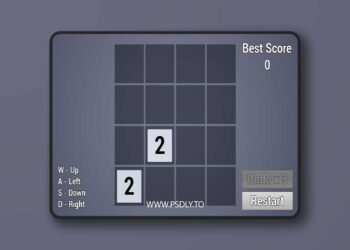 2048 Puzzle Game Template (4.23 - 5.6)