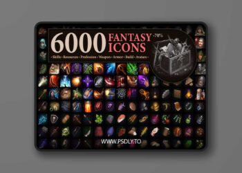 6000 Fantasy Icons v1.2 (28 Jul 2025)