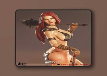 Abe3D – Marvel – Red Sonja – 3D Print