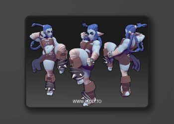 Amber the Firbolg Monk – 3D Print