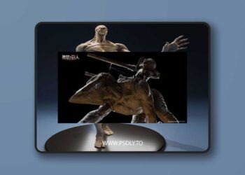 Armin Colossal Titan – Fran Lima – 3D Print Model STL