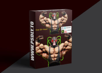 Artstation - Zbrush, 3ds Max, Substance 3d Painter, Bane Bust Creation Course