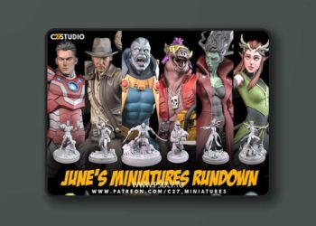 C27 Minis – Pack 55 June 2025 – 3D Print