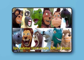 Cartoons Animals Pack 2 (4.21 – 4.27 and 5.0 – 5.6)