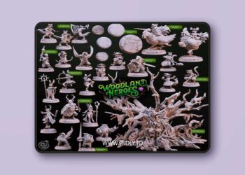 Cast n Play – Woodland Heroes – 3D Print Model STL