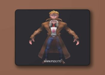 Constantine Low-poly 3D model