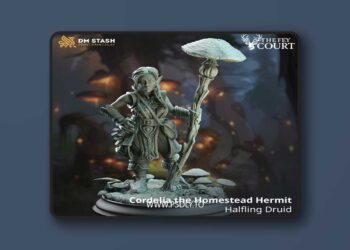 Cordelia the Homestead Hermit – Halfling Druid – 3D Print