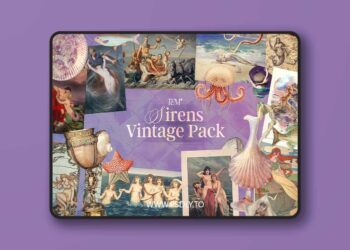 CreativeMarket - Sirens - Vintage Sea Pack 291614232