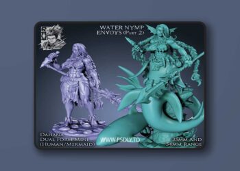 Dahana The Hunter Nymph Form – 3D Print Model