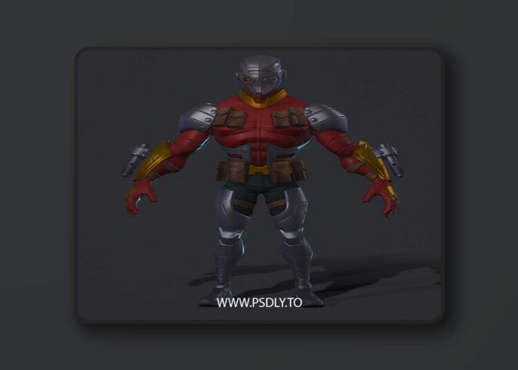 Deadshot Low-poly 3D Model 1 Deadshot Low-poly 3D Model