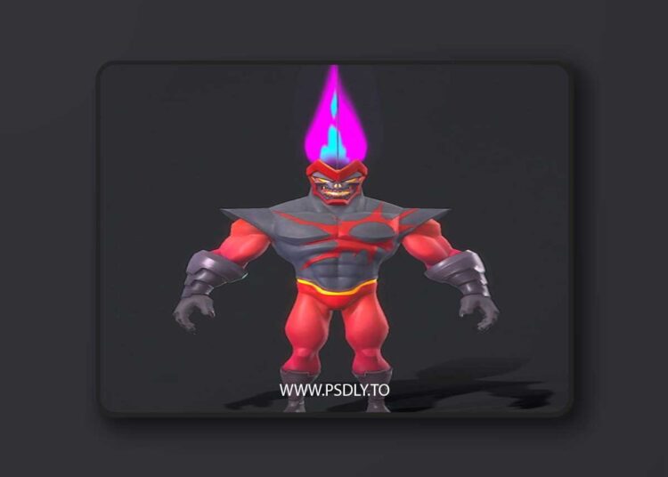 Deathstorm Low-poly 3D Model 1 Deathstorm Low-poly 3D Model