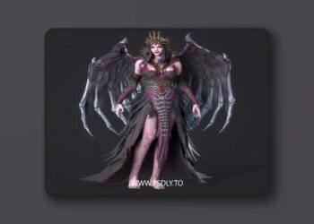 Demon Princess Low-poly 3D Model