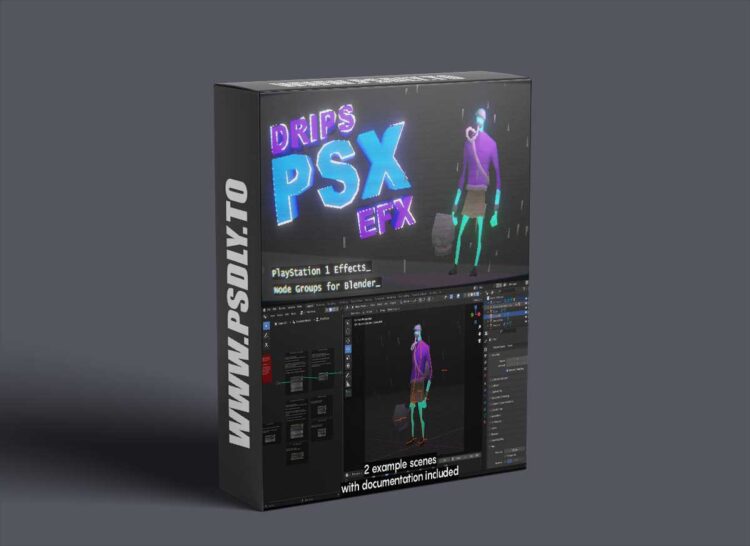 Drips Psx Efx - Playstation 1 Effects v1.4 for Blender 1 Drips Psx Efx - Playstation 1 Effects v1.4 for Blender