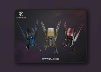 Drone Ranger Low-poly 3D Model