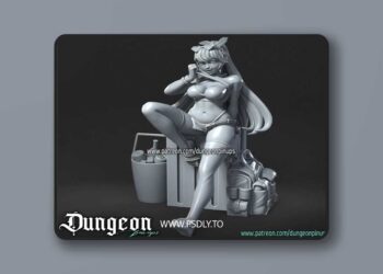 Dungeon Pin-ups June 2024 – 3D Print Model STL