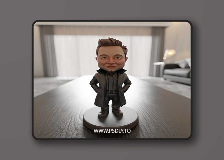 Elon Musk Chibi – 3D print 1 Elon Musk Chibi – 3D print